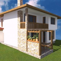 Изградена двуетажна жилищна сграда с гараж 4